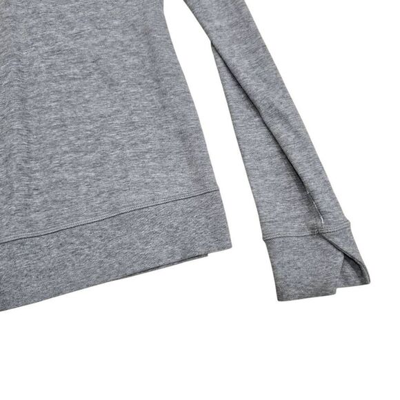 Lululemon Open Your Heart Reversible Sweatshirt Women's 6 Grey White Striped - Picture 3 of 8